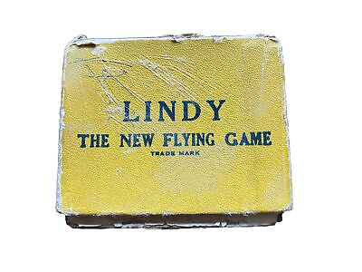 #ad Vintage 1927 Parker Brothers Original Lindy The New Flying Game See Pictures C $24.50