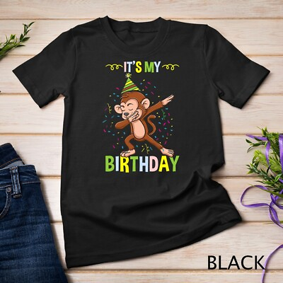 #ad Its My Birthday Monkey T Shirt Unisex T shirt $16.99