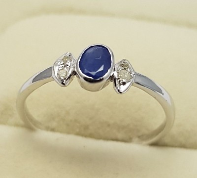 #ad Halloween Special Diamond Jewelry Sapphire Ring 925 Sterling Silver Ring $59.00