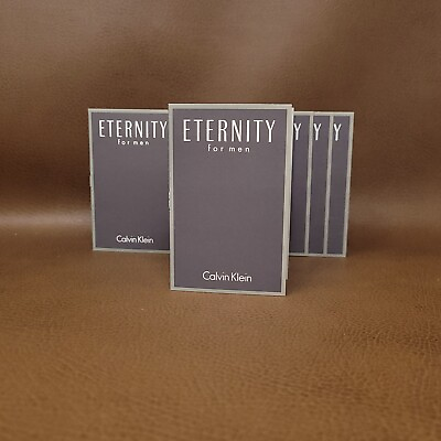 Calvin Klein Mens Eternity Cologne .04 Spray 10 Piece Travel Pack Sample $18.95