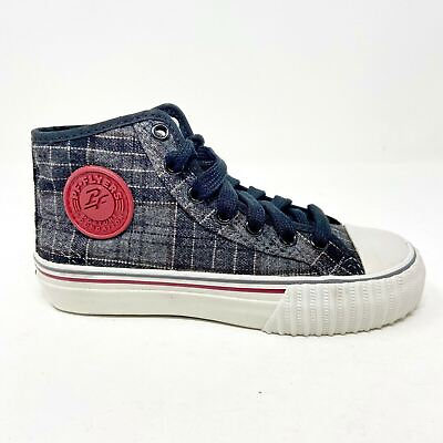 #ad PF Flyers Center Hi Reis Grey White Kids Retro Casual Sneakers PK11OH4D $39.95