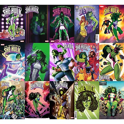 #ad Sensational She Hulk 2023 1 2 3 4 5 6 7 Marvel Comics COVER SELECT $49.88