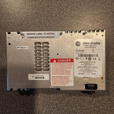 #ad Allen Bradley Logic Module 2711P RP2 24VDC NEW $650.00