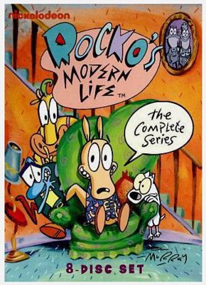 #ad *ROCKO#x27;S MODERN LIFE THE COMPLETE SERIES DVD 2013 8 Disc Set Sealed $13.89