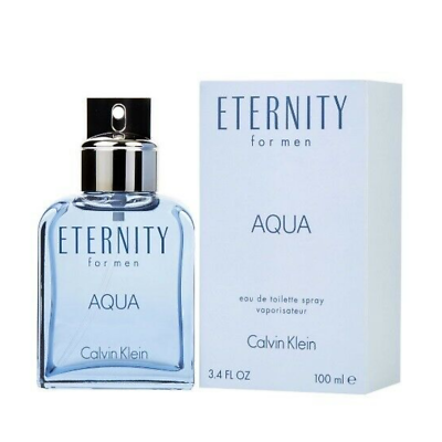 #ad Calvin Klein Eternity Aqua Eau De Toilette 3.4 oz 100 ml For Men $36.25