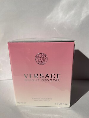 Versace BRIGHT CRYSTAL 3 fl oz EDT Women#x27;s Eau de Toilette Perfume Sealed amp; New $29.99