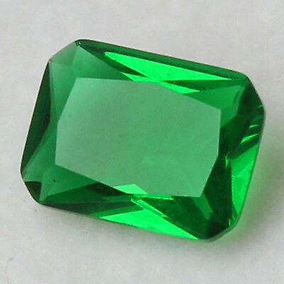 #ad Natural Certified MUZO Colombian Green Emerald 8x6 mm Emerald Cut UNHEATED Gems $35.41