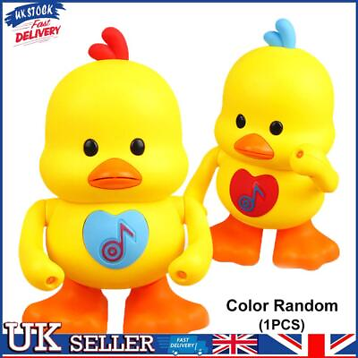 #ad Electric Dancing Duck Musical Toys Light Up Swinging Duck Light Educational Gift $14.07