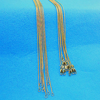 #ad 1PCS Wholesale 16 30quot;18K GOLD Filled Snake Necklace Chains For Pendants Fashion $1.69