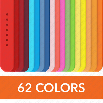 Silicone Band Strap for Apple Watch 8 7 6 5 4 3 2 SE 38 40 41 42 44 45 Sports $3.74