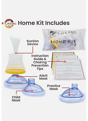 #ad LifeVac Portable Home Kit First Aid Anti Choking Device for Adult and Children $19.99