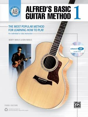 #ad Alfred#x27;s Basic Guitar Method Bk 1: Book amp; Enhanced CD $8.55