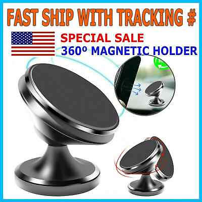#ad Super Magnetic Car Mount 360 Degree Dashboard Holder For Cell Phone Universal $5.95