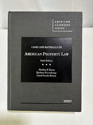#ad American Property Law 6th Edition American Casebook Series $25.00