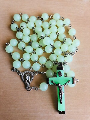 #ad Glow in the dark Rosary Necklace Catholic Religious Rosary FAST SHIPPING $11.95