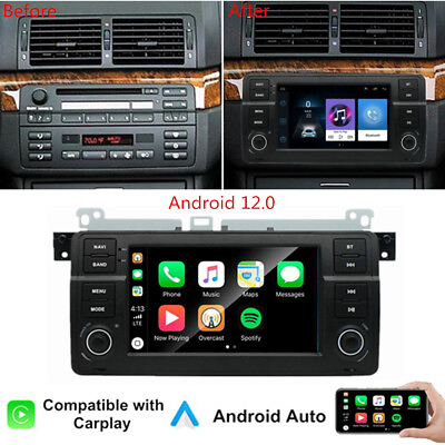 #ad 7quot; Android Stereo Radio GPS Wifi For 1998 2006 BMW E46 3 Series M3 with Carplay $174.51