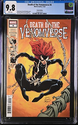 #ad Death of the Venomverse #4 CGC 9.8 Ryan Stegman Variant Cover Marvel 2023 $44.99