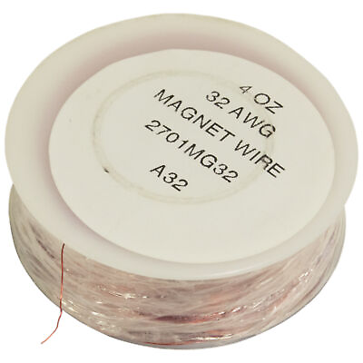 #ad 1950 Foot 32 Gauge Copper Magnet Wire with Enamel Insulation 1 4 Pound $12.95
