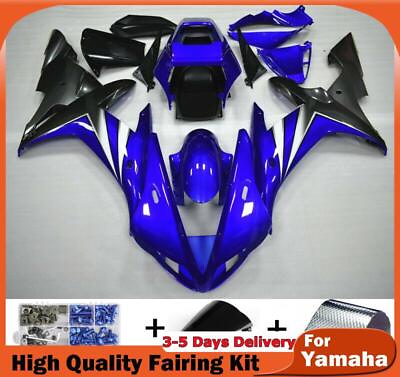 #ad ABS Gloss Blue Injection Plastic Kit Fairing Fit For Yamaha YZF R1 2002 2003 V1 $449.00