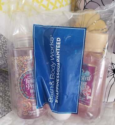 #ad Bath amp; Body Works Gift Set Twisted Pepper Mint Fragrance Mist Lotion Shower Gel $17.56