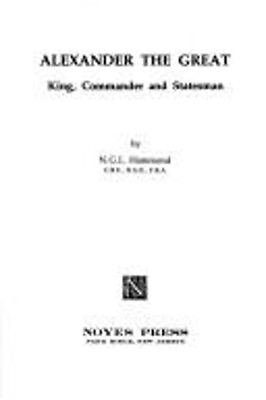 #ad #ad Alexander the Great : King Commander and Statesman Nicholas G. $10.70