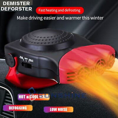 #ad 12V Car Heater Plug into Cigarette Lighter Portable Car Defroster Heater amp; Fan $16.75