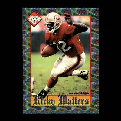 #ad Ricky Watters 1995 Edge San Francisco 49ers #NNO R327G 26 $1.79