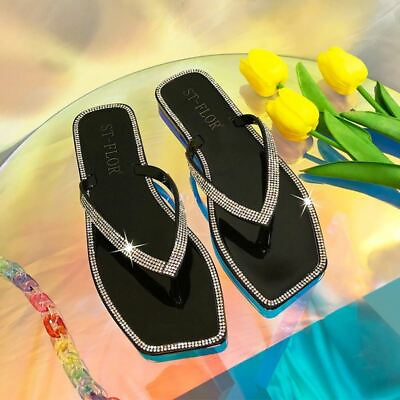 #ad Jelly Flip Flops Black with Silver Glam $29.99