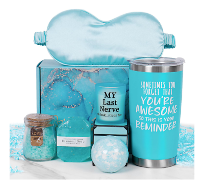 #ad Mother#x27;s Day Gifts for Mom Her Wife Relaxing Spa Gift Basket Set Bath and Body $41.99
