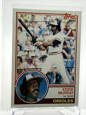 #ad 1983 Topps Eddie Murray Baseball Card #530 NM Mint FREE SHIPPING $1.45
