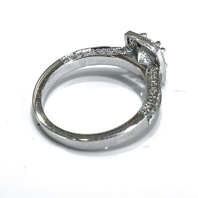 #ad 1 2 3 Carat F G VS2 SI1 Natural Diamond Engagement Ring Round Cut 18K White Gold $2668.17