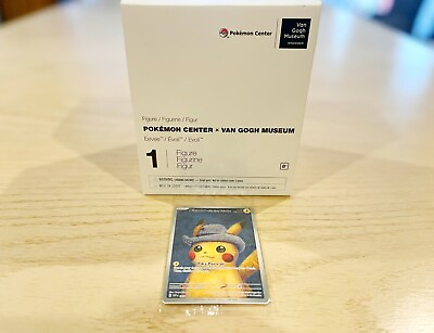 #ad Pokémon Center × Van Gogh Museum: Eevee Figure Promo CardNEW IN HAND Mint $634.99