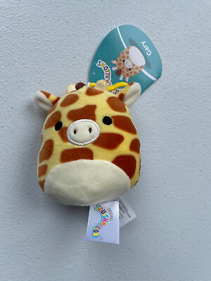 #ad Original Squishmallows Gary the Giraffe 3.5quot; Clip on Stuffed Plush $69.99