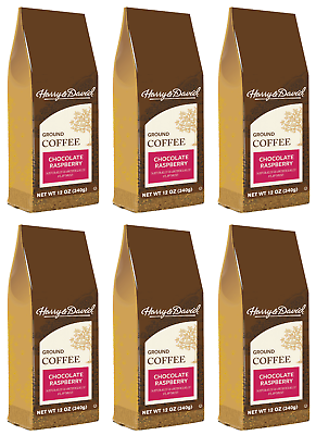 Harry amp; David Chocolate Raspberry Ground Coffee 6 12 oz bags $45.00