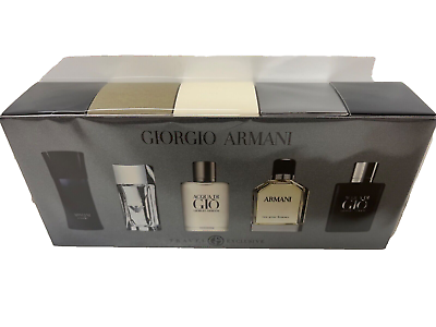 #ad Armani mini 5 pcs perfume gift set for men $87.99