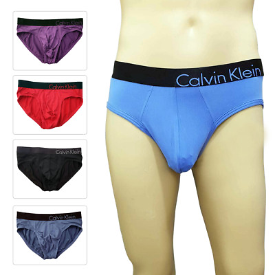 Calvin Klein Men#x27;s Hip Brief Microfiber Bold Low Rise CK U8907 Men Underwear New $22.99