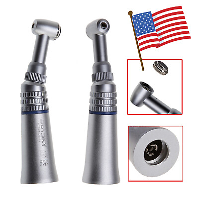 #ad 2Pcs Dental NSK Style Slow Low Speed Contra Angle Handpiece Push Button $34.85