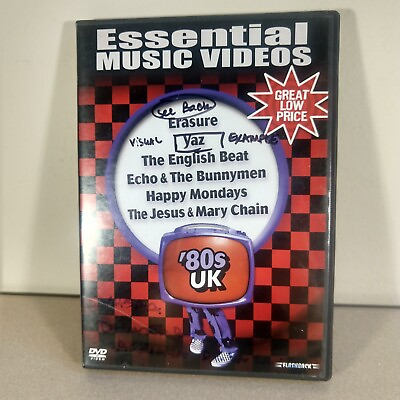 #ad Essential Music Videos 80s UK DVD Free Shipping $11.95