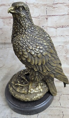#ad Handcrafted bronze sculpture SALE Pa Bald American Marble Classical Elegant 12quot; $249.00
