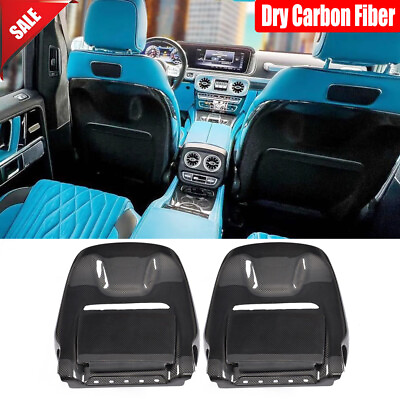 #ad 2PCS Dry Carbon Seat Back Cover For Benz G Class W463 W464 G500 G550 G55 G63 AMG $1966.49