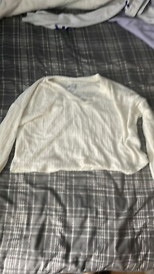 #ad White Sweater $12.00
