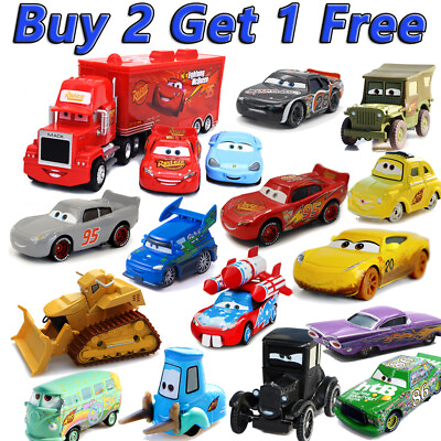 #ad Disney Pixar Cars Lot Lightning McQueen 1:55 Diecast Model Car Toy Gift Loose $7.73