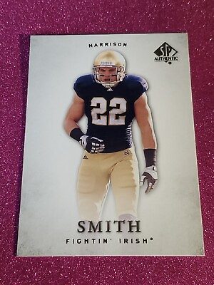#ad 2012 SP Authentic #41 Harrison Smith Notre Dame Rookie Minnesota Vikings $2.00