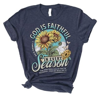 #ad #ad Love in Faith God is Faithful Christian T Shirt Faith Based Apparel $19.95