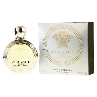 #ad Versace Eros Pour Femme by Gianni Versace 3.4 oz EDT Perfume for Women NIB $54.99