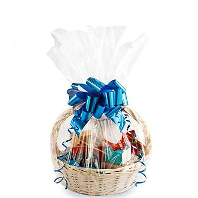 Cello Cellophane Bags30x 40 Inches Clear Basket Bags for Gift Baskets 10Pack $16.91