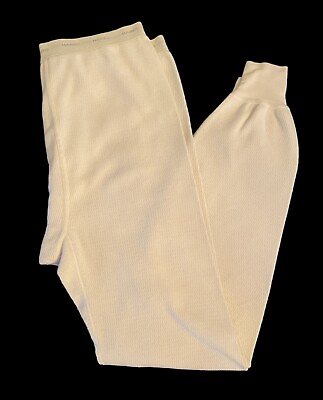 #ad Vintage Hanes Thermal Long Underwear Bottoms 2XL Long American Sportsman USA $14.98