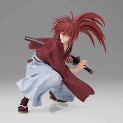 #ad BANDAI BANPRESTO Rurouni Kenshin Vibration Stars Kenshin Himura 4.7 inch tall $29.99