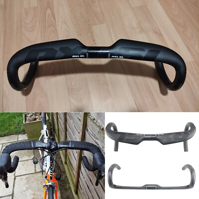 #ad #ad Road Bicycle Drop Bar Carbon Fiber 31.8 Bike Handlebar Internal Routing 40 42 44 $35.99
