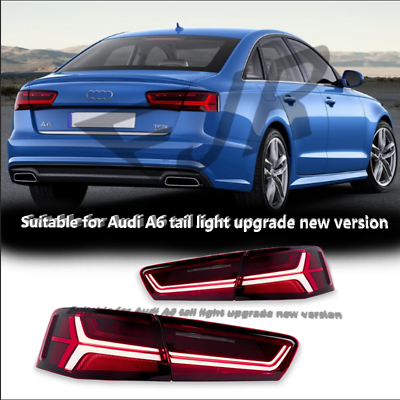 #ad Taillights for Audi 12 15 A6L C7 Led brake reverse taillights $380.00